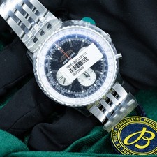 2025 NEW Breitling Navitimer AB0138 – 43mm B01 Chronograph Black Dial Steel B&P 2