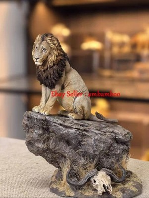 Prison Bird Studios 1/18 African Lion Animal GK Statue Model Official Painted