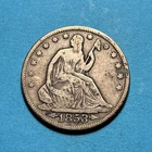(1) Beautiful Toned Antique 1853-P Seated Liberty Half Dollar CHOICE F-FINE