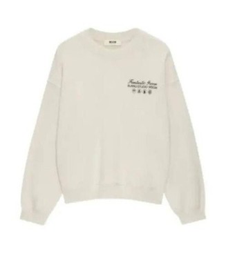 MSGM Fantastic Green Studio Sweatshirt 152204871
