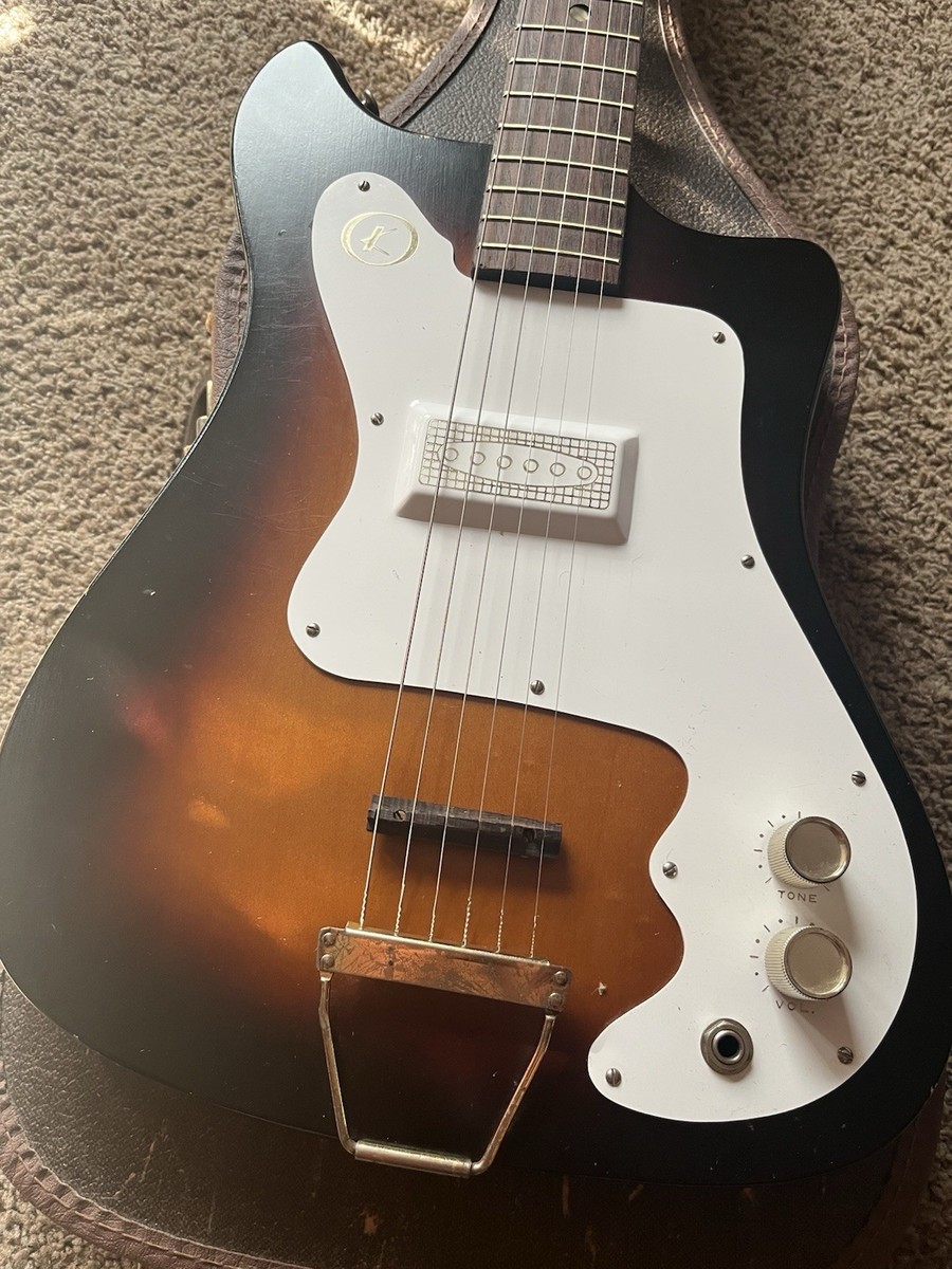 Kay K100 Vanguard Electric Guitar Sunburst - 1960s | eBay