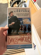 Dances With Wolves 1992 VHS Tape Film - Kevin Costner Movie Guild Home Video