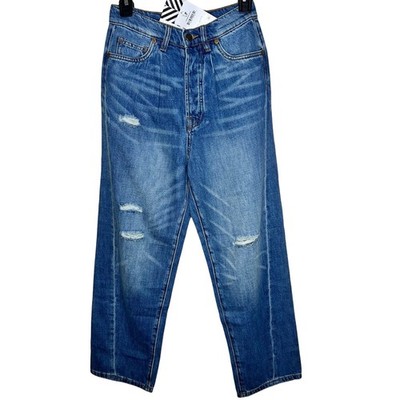 Free People x Sandrine Rose The Fred Jeans 25 Baggy Wide Leg Slouchy Denim New