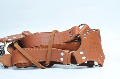 Coiro Dual Camera Harness Strap System Calf Leather (Tan)