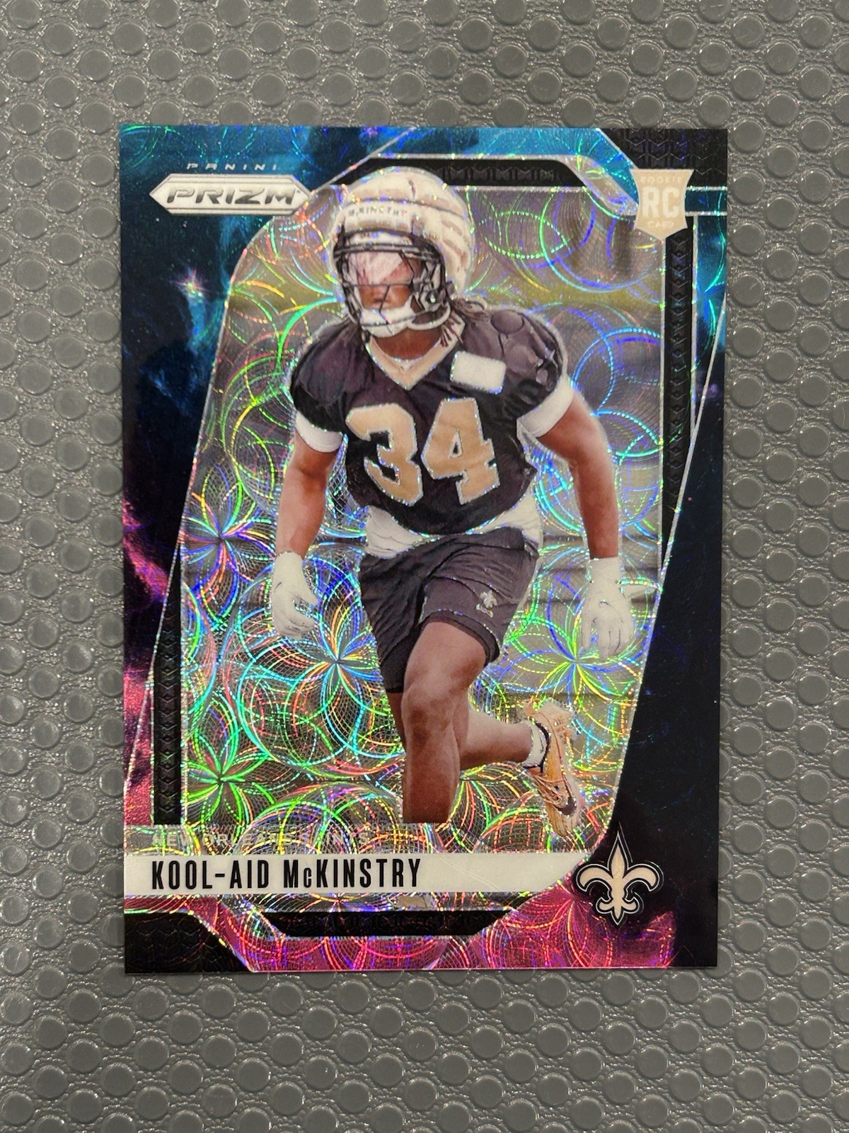 2024 Prizm NEBULA Kool-Aid McKinstry 1/1 Rookie RC #363 Saints True 1 OF 1