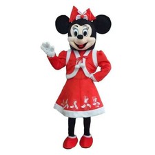 Christmas Mickey Mascot Costume Cosplay Party Fancy Dress Suits Adult Unisex 107