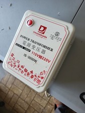 White 3000W Voltage Converter Power Transformer From 100V To 220V IS-3000W