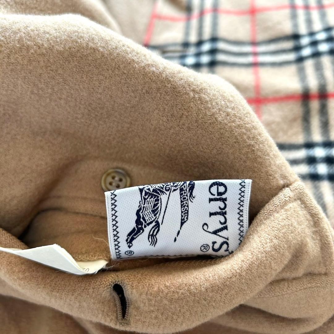 BURBERRY Wool Coat Nova Check Asian fit M US size S Beige Authentic by JAPAN thumbnail 24