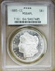 1885 CC MORGAN DOLLAR! PCGS MS64 PL! VINTAGE HOLDER! GORGEOUS! WOW! NR #CVIP02