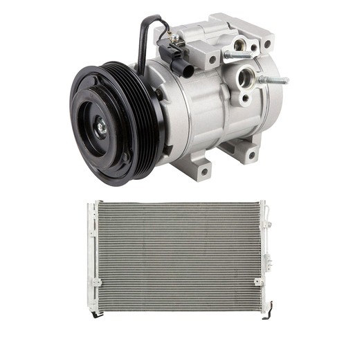For Kia Sedona 2006 2007 2008 2009 AC Compressor w/ A/C Condenser & Drier DAC - Picture 1 of 3