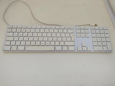 Apple Keyboard A1243 USB mit Ziffernblock   Deutsch - gebraucht (A1 1131)