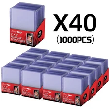 Ultra pro 1000ct Top Loader 3 "X4", Baseball card protector Hard plastic