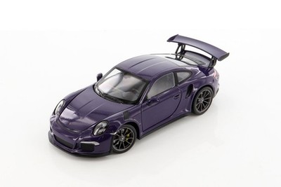 Porsche 911 GT3 RS, Purple - Welly 24080/4D - 1/24 scale Diecast Model Toy Car
