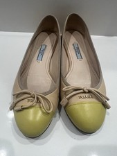 Prada Two Tone Leather  Ballet Flats Size 35