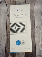 Flair Smart Vent 4x12 w/White & Espresso Vent Covers for Floor, Wall & Ceiling