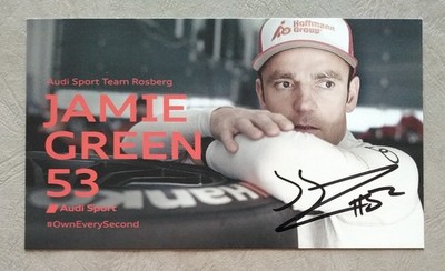 B814 Jamie Green Motorsport Autogrammkarte original signiert