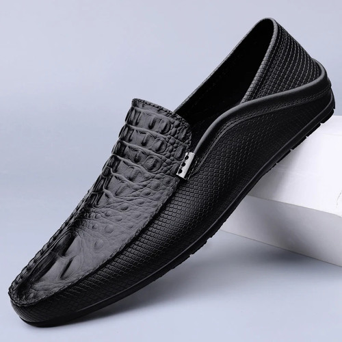  Herren Echtleder Vielseitig Business Freizeit Schuhe Weiche Sohle Flache Halbschuhe - Bild 11 von 26
