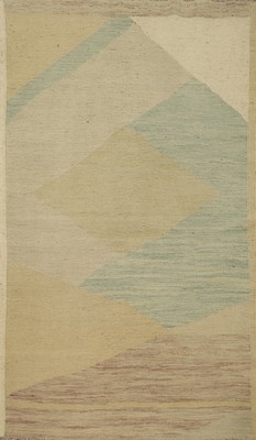 Kilim Handwoven Rug 3x5 Modern Kelim Vegetable Dye Wool Reversible Carpet