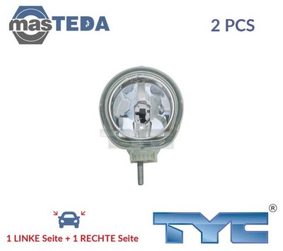 19-5041-05-2 NEBELSCHEINWERFER PAAR SET TYC 2PCS NEU OE QUALITÄT
