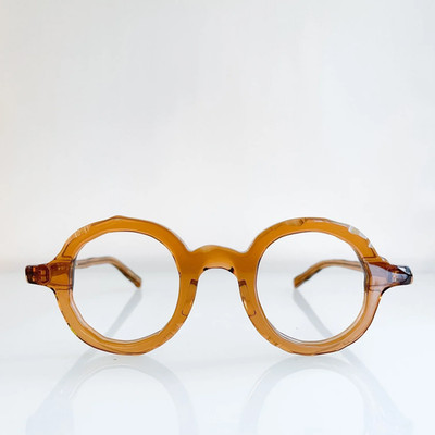 Masahiro Maruyama ''MM-0067'' No 3 - Clear Brown - Kuboraum Style Frames BRAND NEW