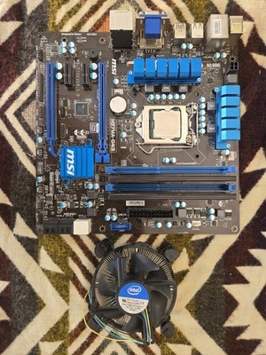 MSI H77MA-G43 Intel H77 DDR3 LGA 1155 Micro ATX Motherboard w/ Intel i5-3330 CPU