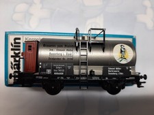 MÄRKLIN H0 KESSELWAGEN MIT BREMSERHAUS BRAUEREI ZUM STADTKELLER SONNEBERG 