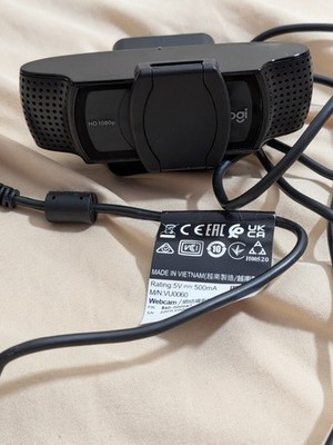 Logitech C920s Pro HD 1080p Webcam w/ Privacy Shutter USB Tested Working