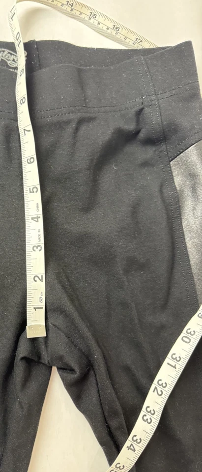 Leggings Gloria Desteñidos Clásicos Espalda Ajustados Imitación Cuero Detalle Motociclista Talla 0/2 Foto 4 de 4