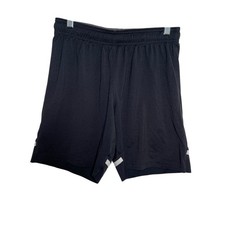 Under Armour Shorts Boy's Youth Large Black Athletic Drawstring Active
