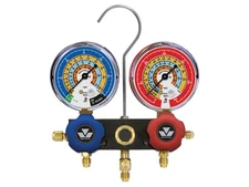 Mastercool 51303 - R600a, R290 & R134a 2-Way Aluminum Manifold Gauge Set Only