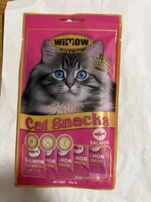 Wimow Grain Free Salmon Soft Snack for Kitten & Adult Cats, 100% Natural
