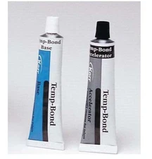 Kerr Temp-Bond ORIGINAL Temporary Cement 50g Base +15g Accelerator Mixing Pad