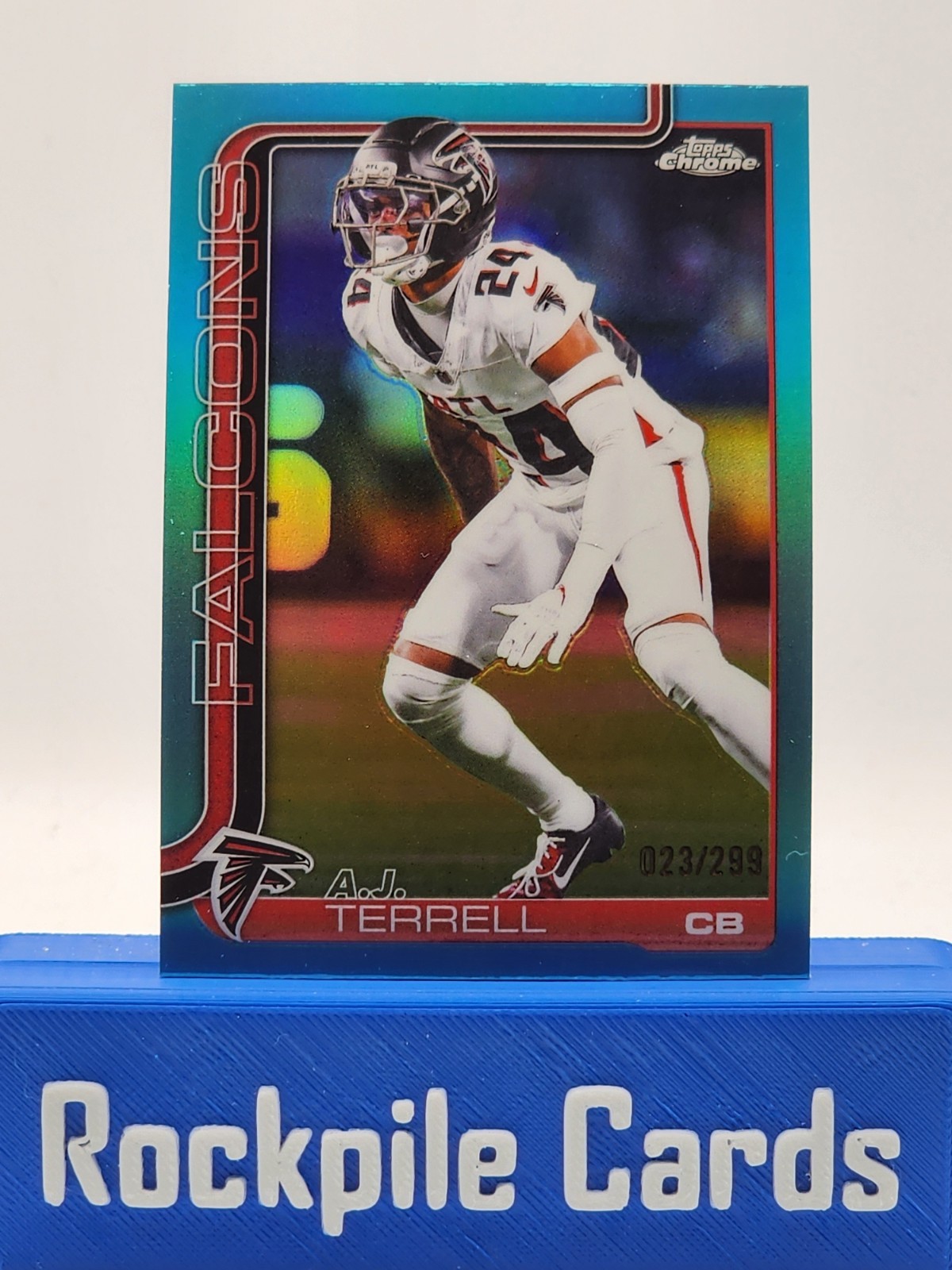 2025 Topps Chrome - A.J. Terrell #19 Teal Refractor /299