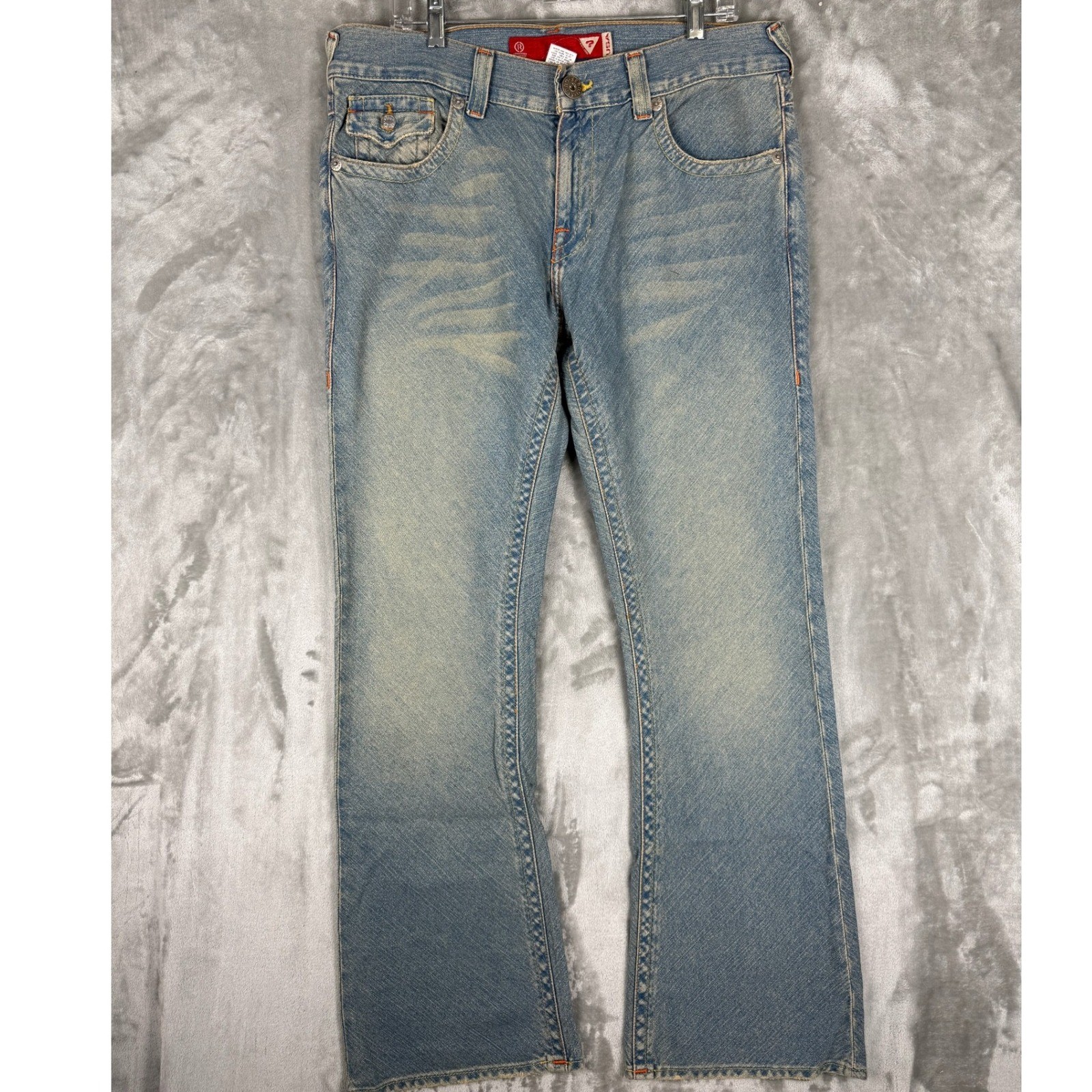's Size 34x32 Light Wash Bootcut Denim Pants