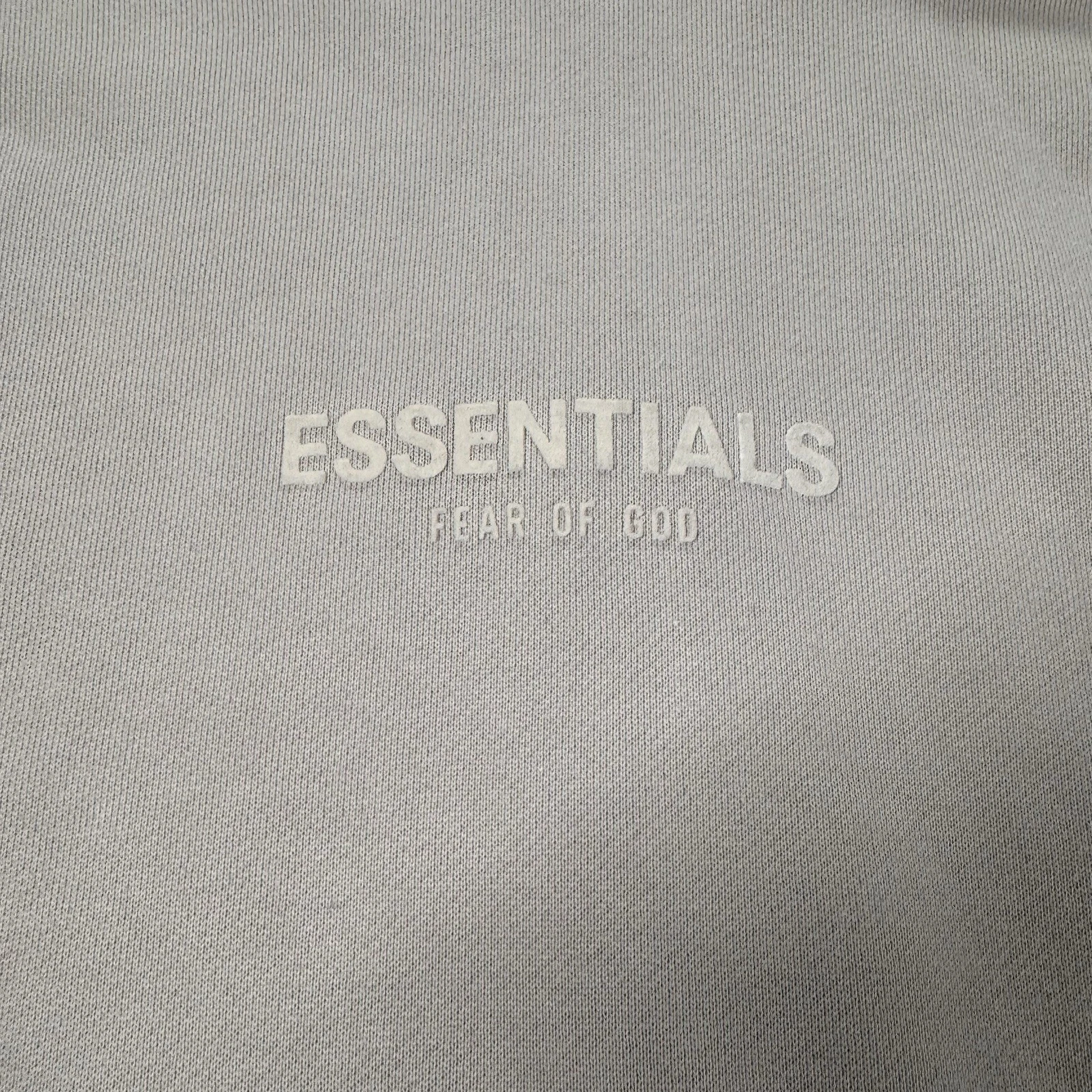 Felpa con cappuccio Essentials Fear of God grigio erica vestibilità rilassata taglia S