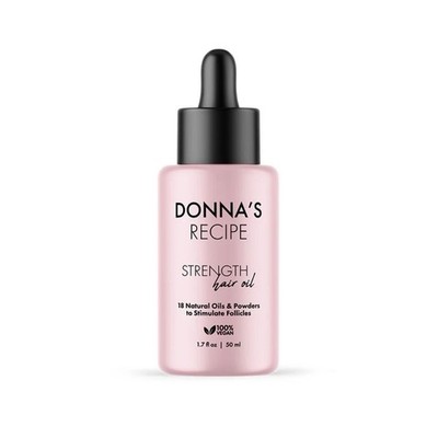 Donna's Recipe Tabitha Brown Strength Hair Oil 18-Natural-Oil, Powder Blend 1.7