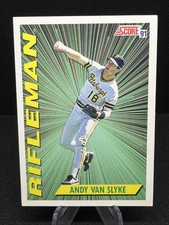 1991 Score - Andy Van Slyke #698 Pittsburgh Pirates