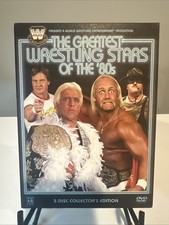 WWE The Greatest Wrestling Stars of the '80's (DVD, 3-Disc Set) WWF Clean Mint