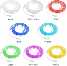 Flexible Sign Neon Lights Silicone Tube LED Strip Waterproof 12V 1M 3M
