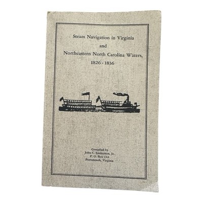 Steam Navigation In Virginia N.C. Waters  Emmerson 49 Maritime Nautical History