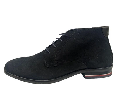 TOMMY HILFIGER Bottes En Daim Lacets Homme UK 11 US 12 EU 46 REF M159 - Photo 1/4