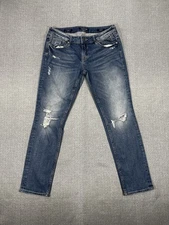 Vigoss The Thompson Tomboy Jeans Women’s 31X28 Distressed Stretch Denim
