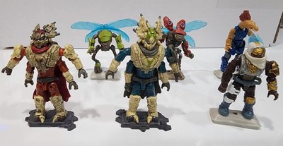 Mega Construx Destiny 6 Lot Figures Fallen Sparrow Walker Gold Hunter Drones 