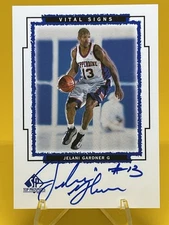 1999-00 SP Top Prospects Vital Signs Auto #JG Jelani Gardner | Pepperdine