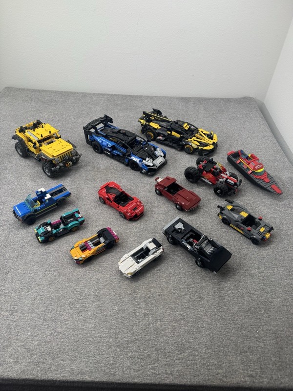 Lego Speed Champions Car Sets Lot Of 13 Technic Bash Bugatti McLaren Jeep