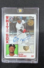 2019 Topps - 1984 Topps Baseball Autographs Series 2 Eloy Jimenez #84A-EJ 150th