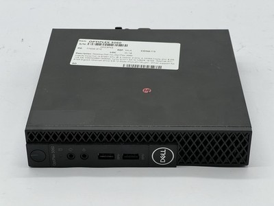 Dell OptiPlex 3060 MFF, i3-8100T CPU, @ 3.10GHz, 8GB RAM, 128GB SSD-No OS/AC