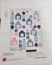 Dear Stella Fairy Lights Quilt Kit Unicorn Floral Pattern Baby Girl 48.5"×60.5"