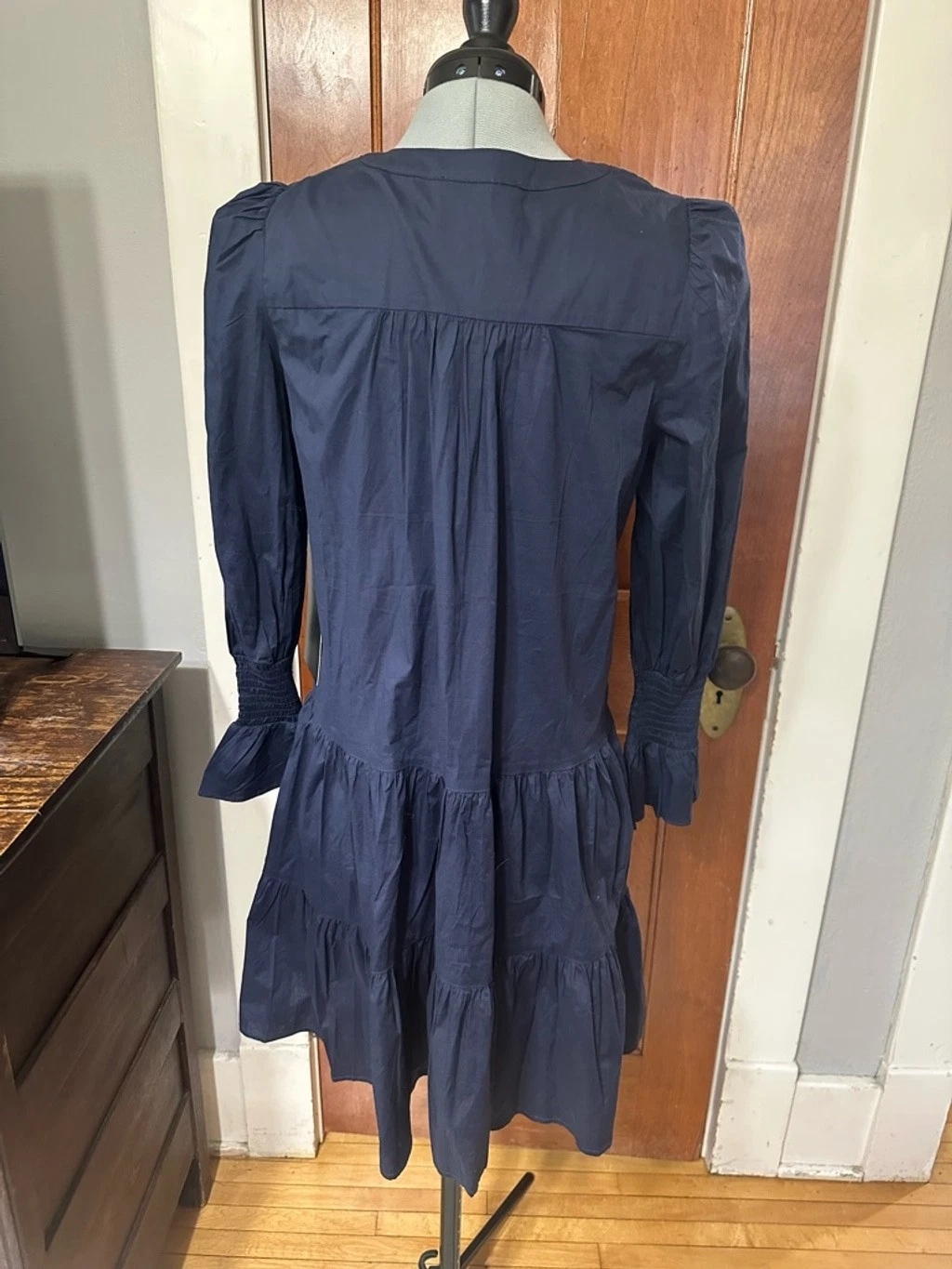 Abito Pomander Place Kenzo Blu XS 100% Cotone Nuovo con etichette