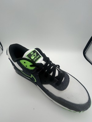 0923) Nike Air Max 90 Exeter Edition DH0132-001 Black/Grey/Green Men s ,Running